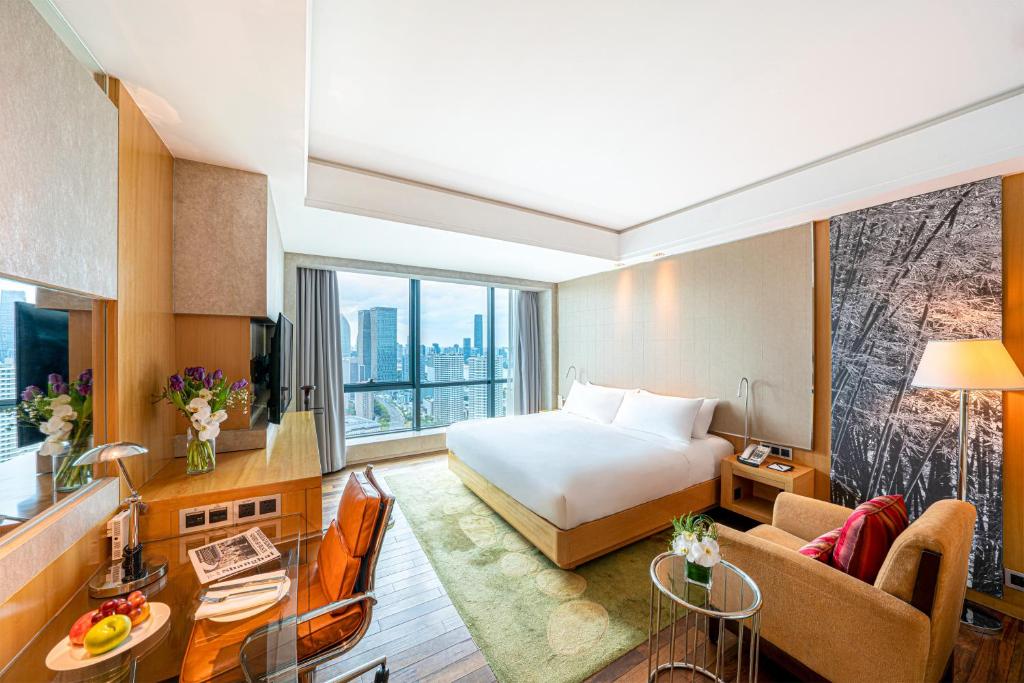 Двухместный (Представительский двухместный номер с 1 кроватью) отеля The Eton Hotel Shanghai, Шанхай