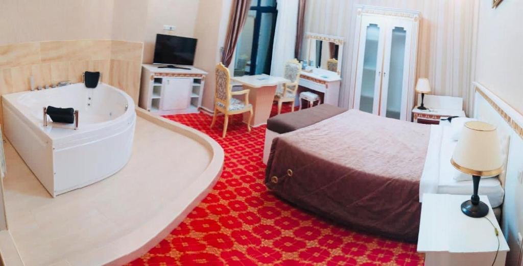 Двухместный (Двухместный номер с 1 кроватью и гидромассажной ванной) курортного отеля Spring Hotel, Новханы