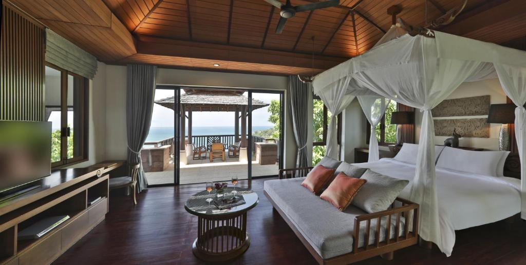 Вилла (Вилла с 3 спальнями, собственным бассейном и видом на океан - Со стороны холма - Бесплатный трансфер от/до аэропорта Краби) курортного отеля Pimalai Resort & Spa, Ко Ланта