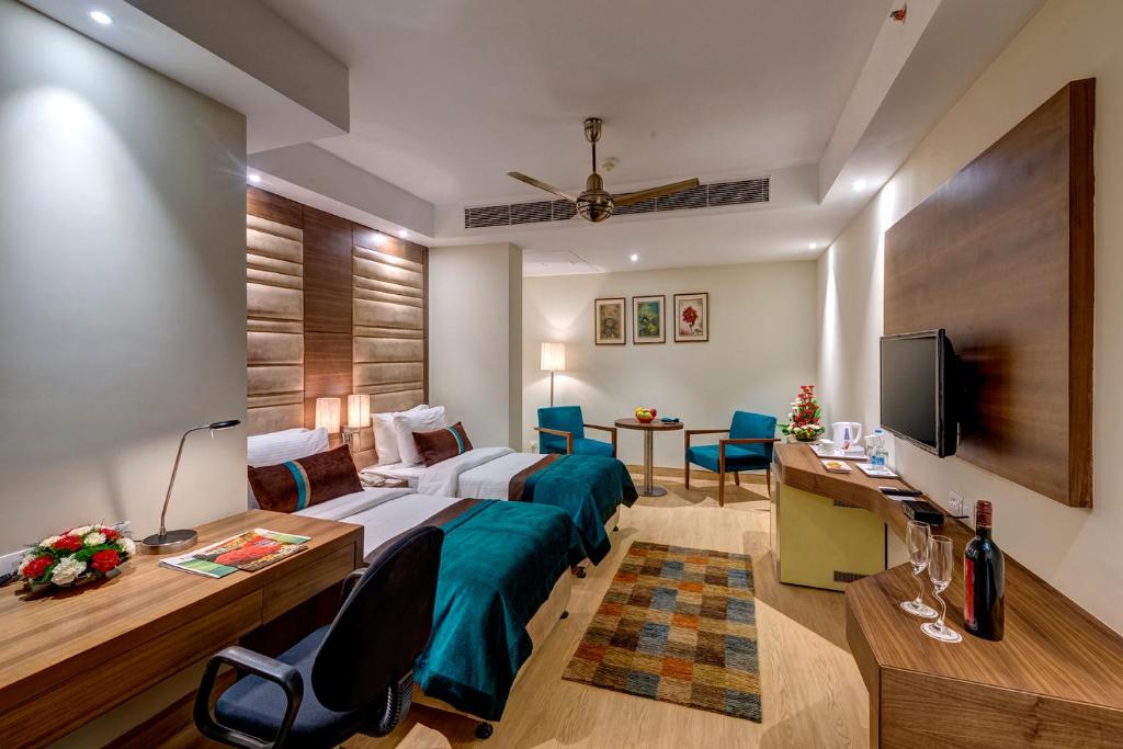 Двухместный (Представительский двухместный номер с 1 кроватью) отеля The Astor, Калькутта