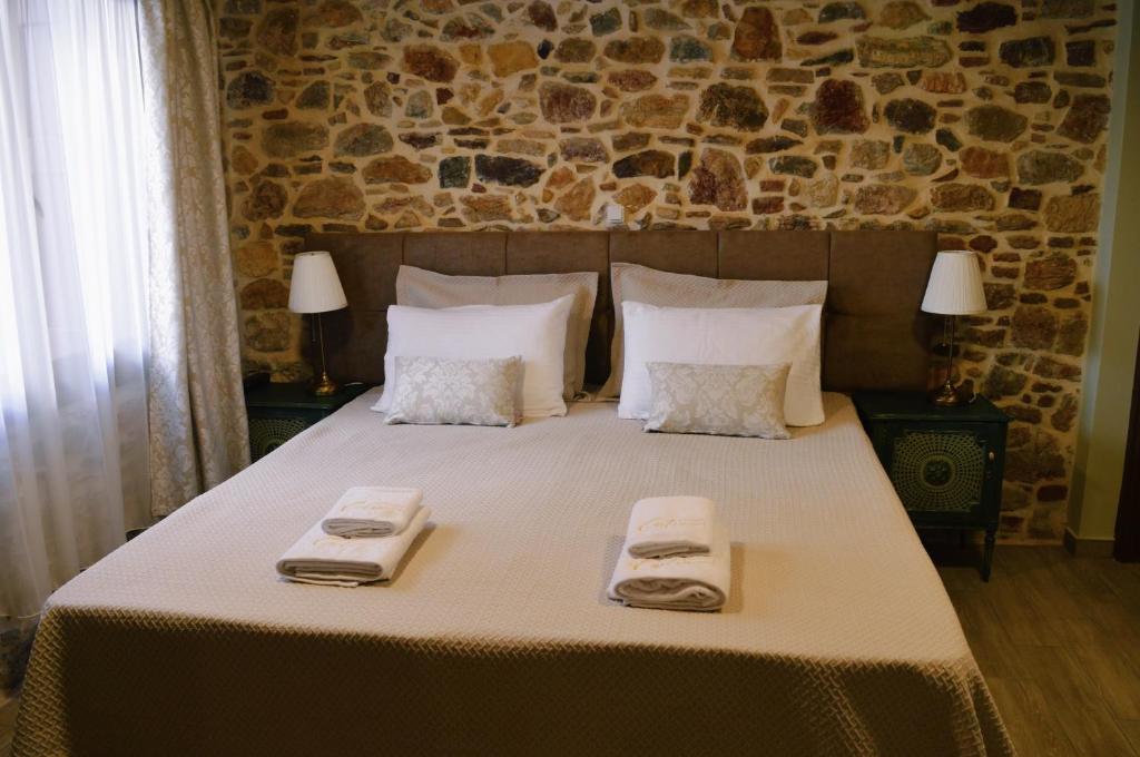 Двухместный (Двухместный номер Делюкс с 1 кроватью или 2 отдельными кроватями) апарт-отеля Castro Rooms Chios, Хиос