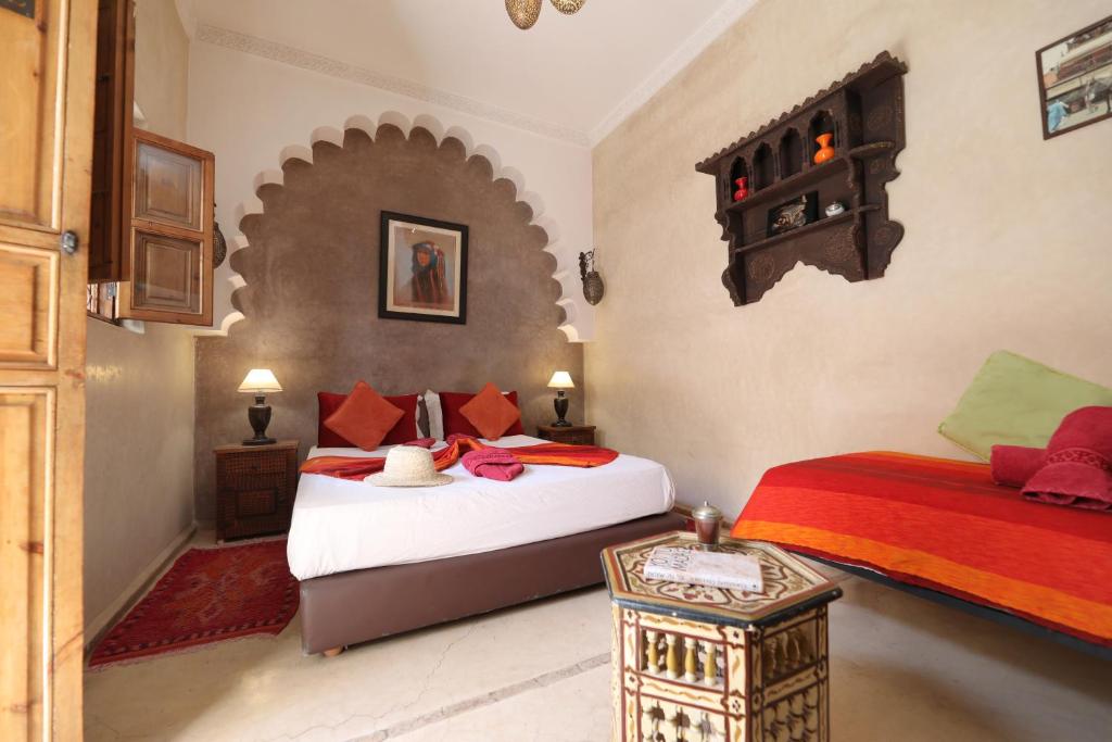 Двухместный (Улучшенный двухместный номер с 1 кроватью) отеля Riad Sidi Mimoune, Марракеш