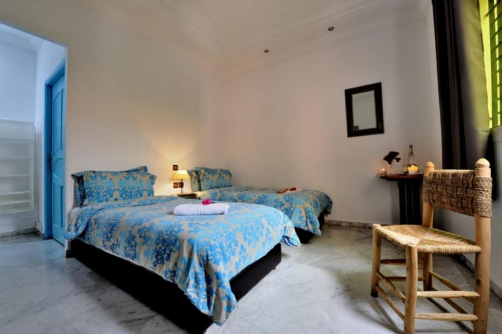 Двухместный (Двухместный номер с 2 отдельными кроватями), LHOSTEL à Casablanca