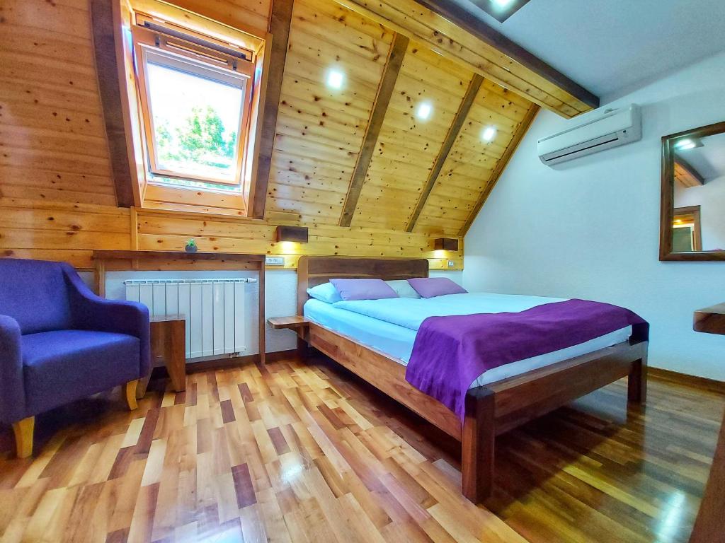 Двухместный (Двухместный номер Делюкс с 1 кроватью), Plitvice Ethno House