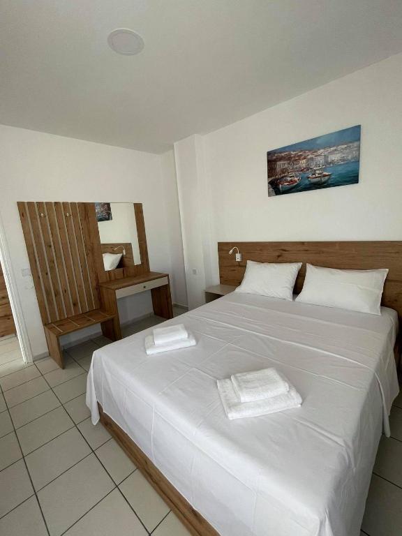 Двухместный (Двухместный номер Делюкс с 1 кроватью и видом на море) отеля CORALLI BEACH HOTEL, Коккини-Хани