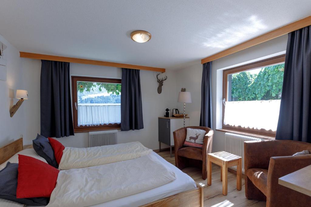 Двухместный (Двухместный номер с 1 кроватью и террасой) апартамента Landhaus Kitzblick, Капрун