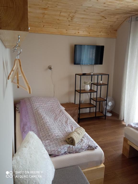Двухместный (Двухместный номер с 2 отдельными кроватями и общей ванной комнатой) кемпинга Nyírfás Camping, Надьканижа