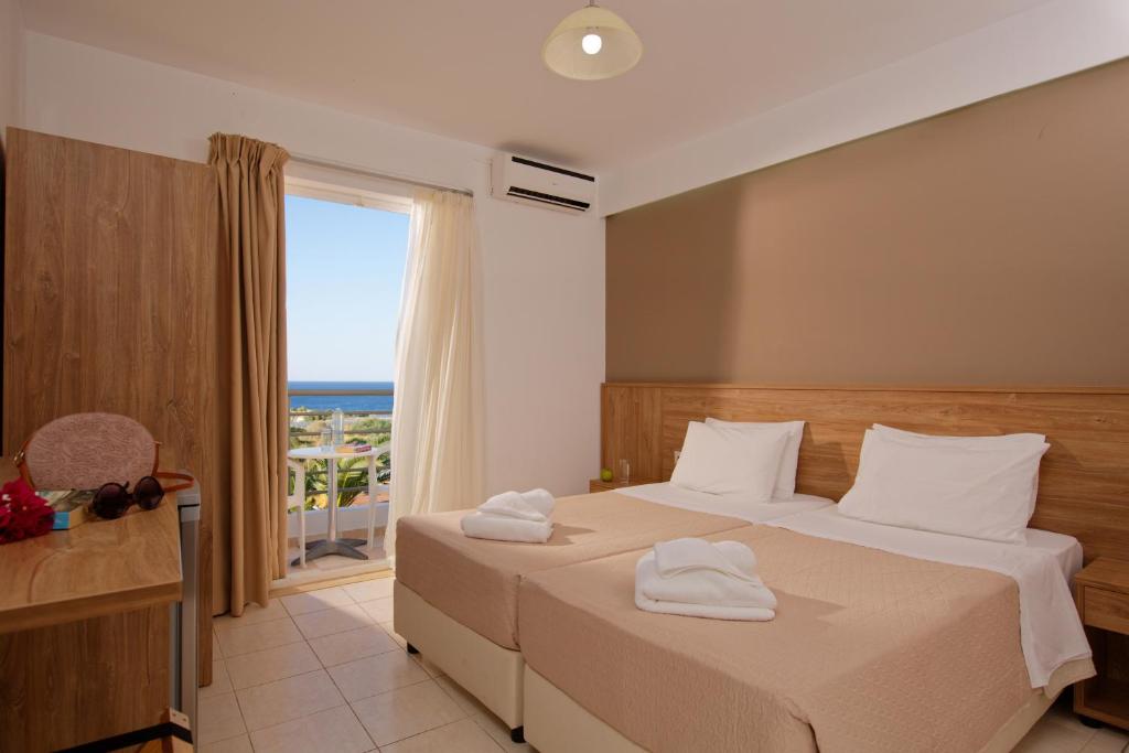 Двухместный (Стандартный двухместный номер с 1 кроватью и видом на море) отеля Cretan Garden, Херсониссос