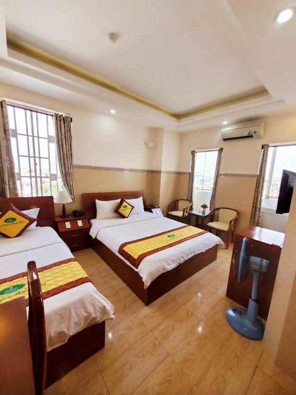 Двухместный (Улучшенный двухместный номер Делюкс с 1 кроватью или 2 отдельными кроватями) отеля Thanh An Hotel, Хошимин