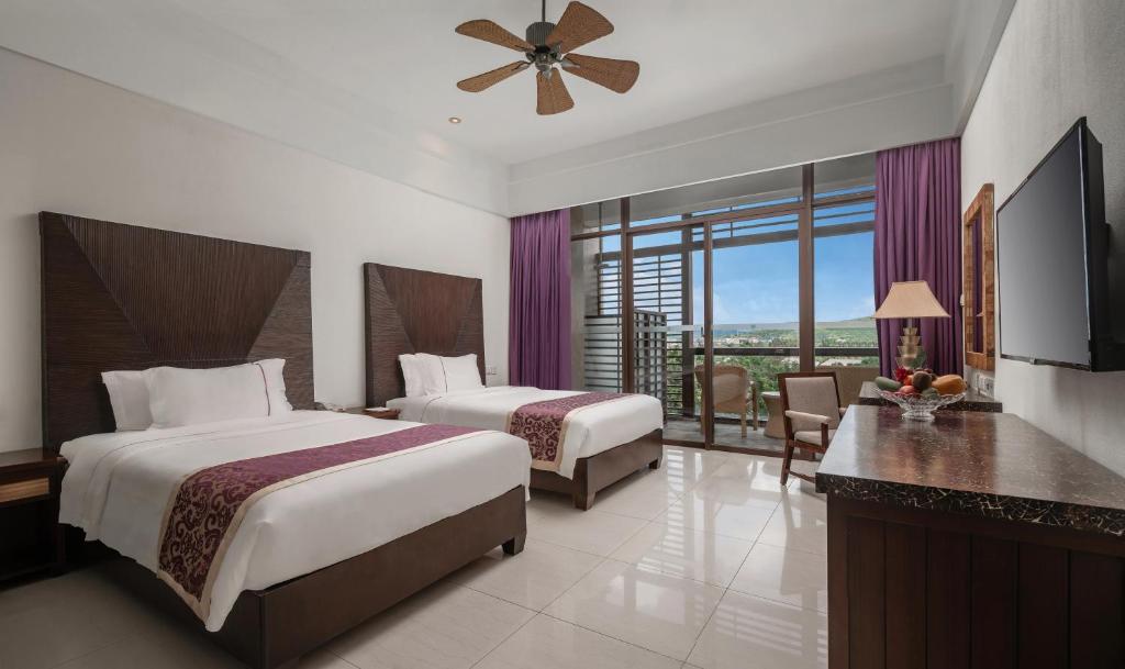 Двухместный (Двухместный номер Делюкс с 2 отдельными кроватями и видом на сад) курортного отеля Yalong Bay Mangrove Tree Resort, Санья