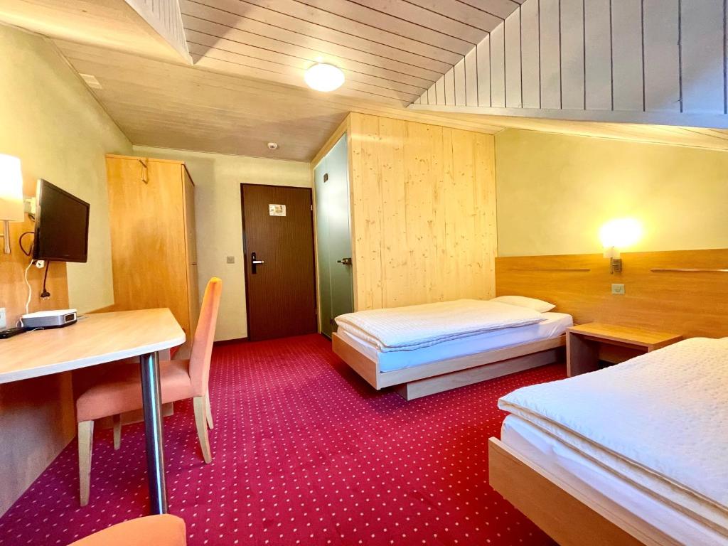Двухместный (Стандартный двухместный номер с 2 отдельными кроватями) отеля Des Alpes, Бельвальд