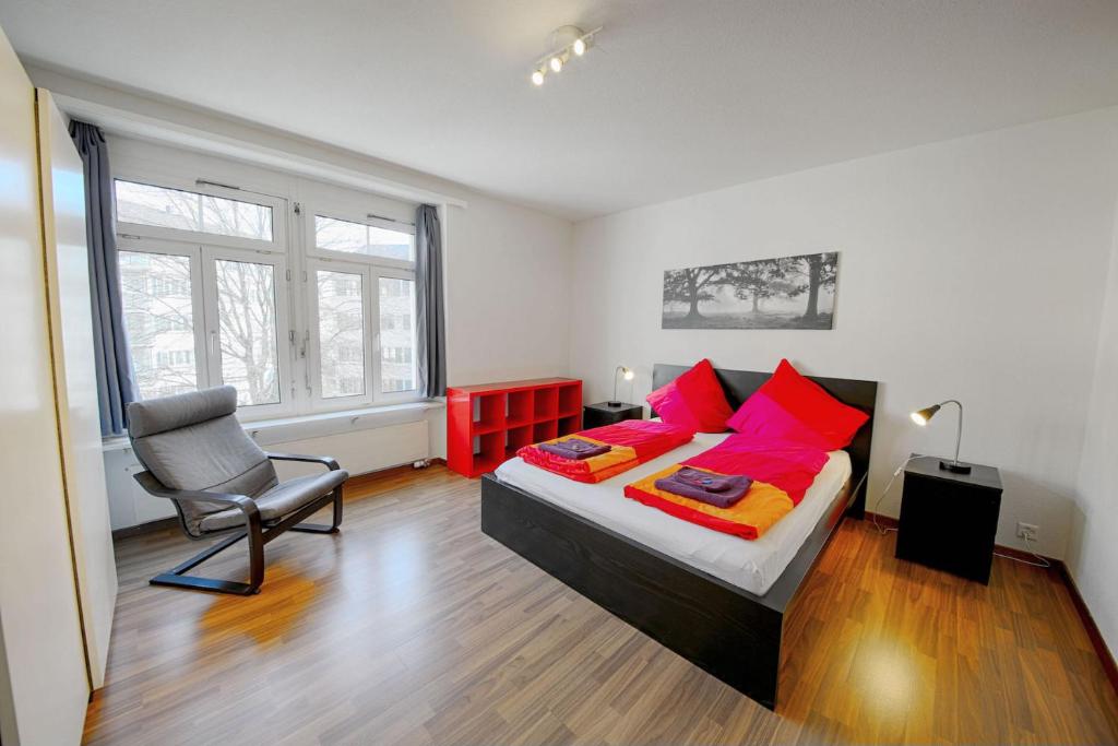 Апартаменты (Апартаменты «D» с 1 спальней и балконом), HITrental Oerlikon Apartments