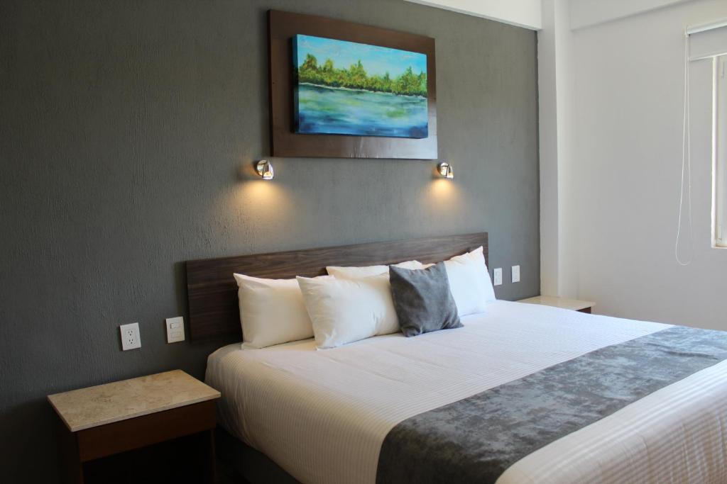 Двухместный (Стандартный номер с кроватью размера «king-size») отеля Eco Express Hotel Poliforum, Леон (Штат Гуанахуато)