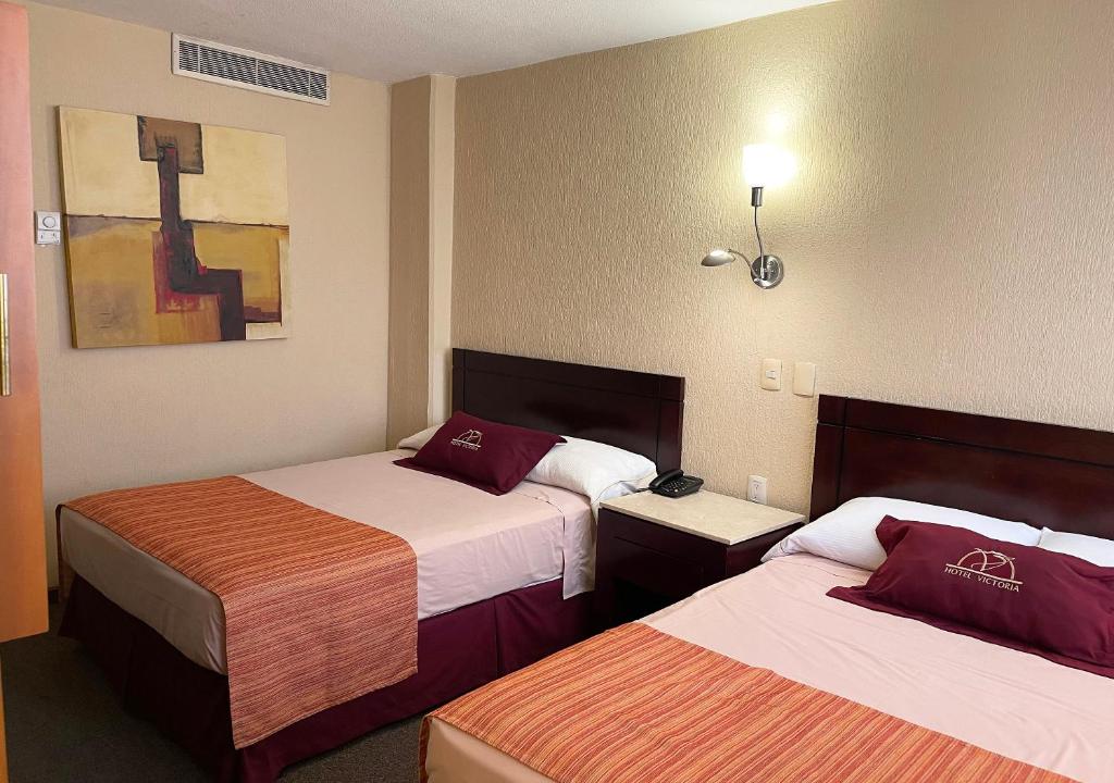 Двухместный (Стандартный двухместный номер) отеля Hotel Victoria Poza Rica, Поса-Рика-де-Идальго