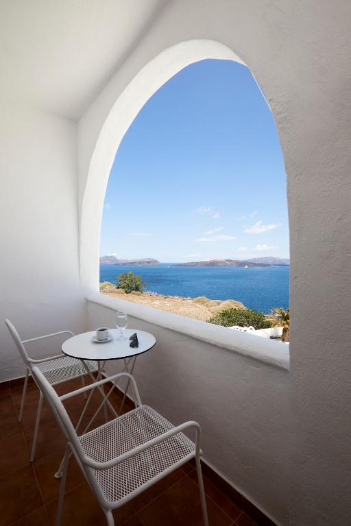 Двухместный (Двухместный номер эконом-класса с 1 кроватью или 2 отдельными кроватями) отеля Santorini View, Акротирион