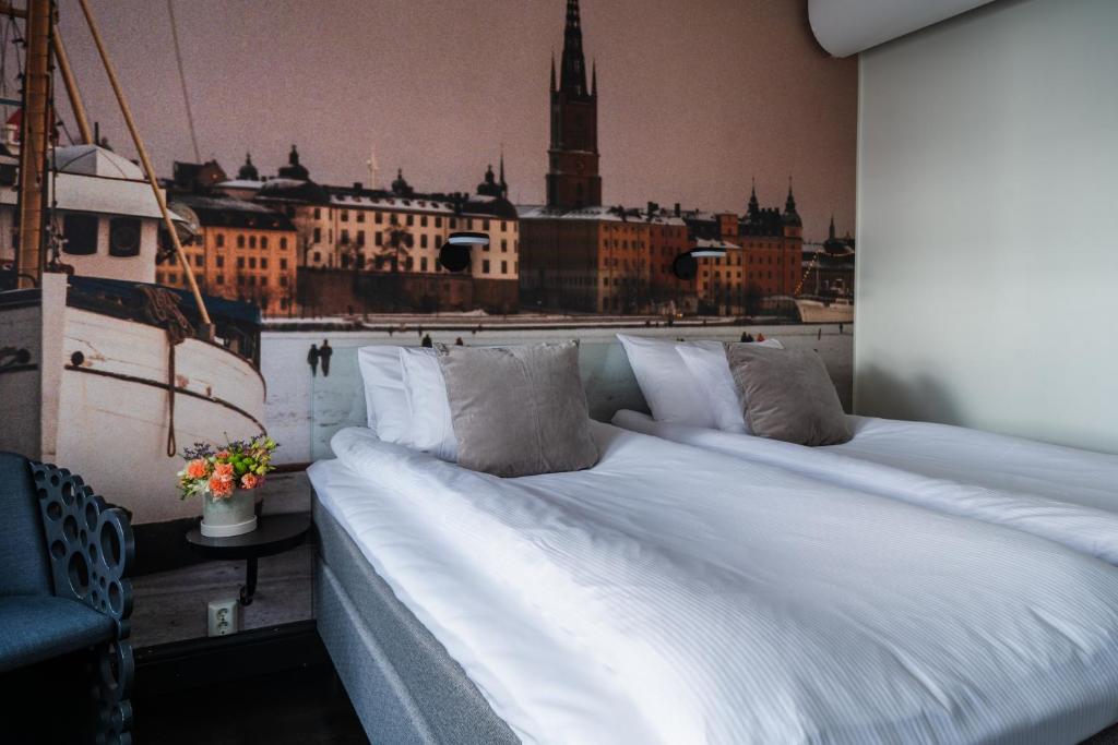 Двухместный (Стандартный двухместный номер с 2 отдельными кроватями) отеля Hotel C Stockholm, Стокгольм