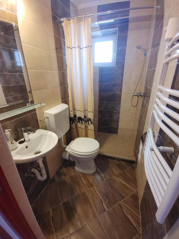 Семейный (Cемейный номер с собственной ванной комнатой) гостевого дома Fiesta Apartman, Мишкольц-Тапольца
