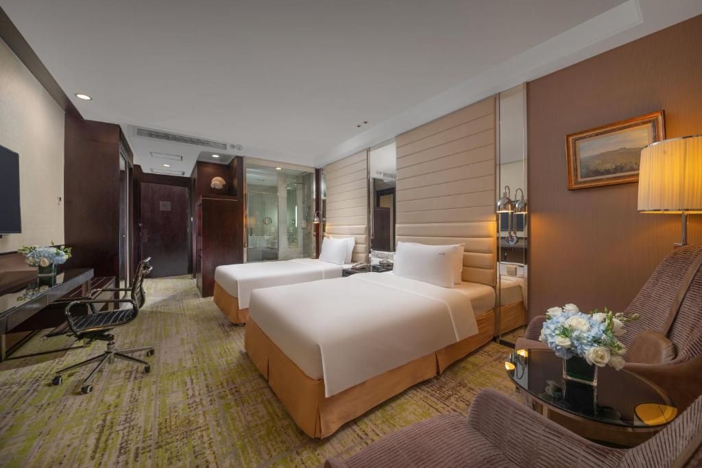 Двухместный (Стандартный номер с 2 отдельными кроватями) отеля Holiday Inn Beijing Focus Square, Пекин