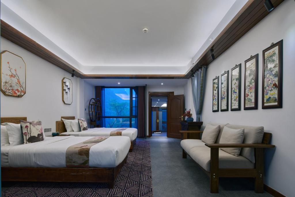 Семейный (Семейный люкс «270°» с видом на реку), Li River Resort