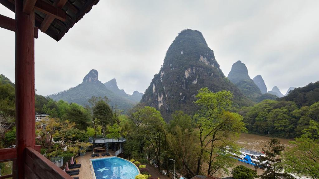 Семейный (Семейный люкс «270°» с видом на реку), Li River Resort