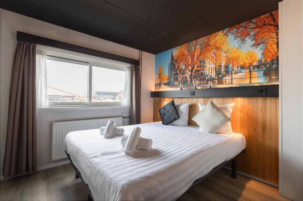 Двухместный (Двухместный номер с 1 кроватью) отеля Botel, Амстердам