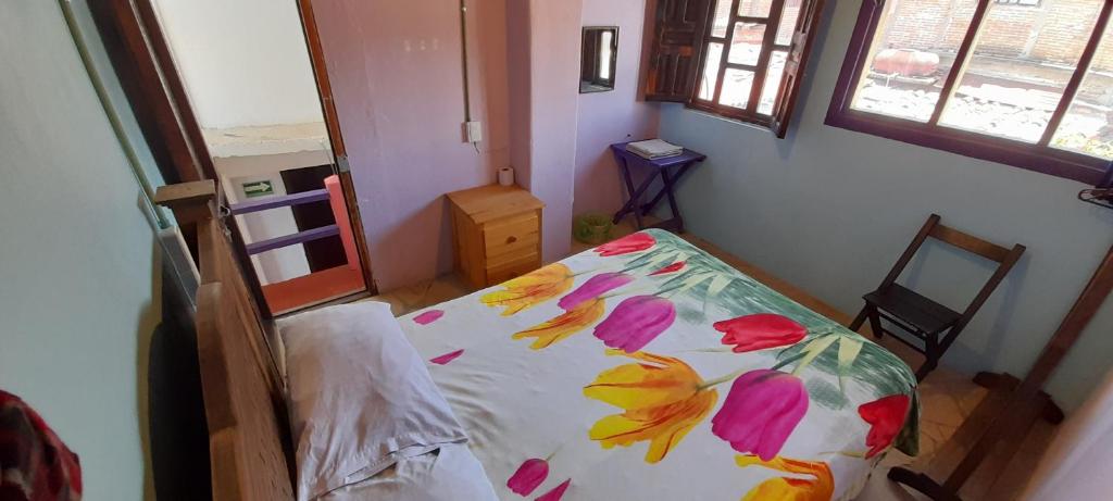 Двухместный (Двухместный номер с 1 кроватью и общей ванной комнатой) отеля kukulpan hostal, Сан-Кристобаль-де-лас-Касас