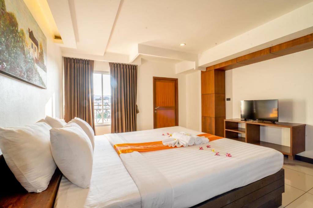 Двухместный (Улучшенный двухместный номер с 1 кроватью или 2 отдельными кроватями) отеля Baywalk Residence, Паттайя