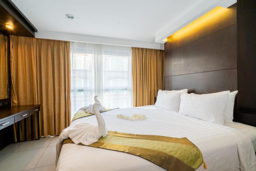 Двухместный (Двухместный номер Делюкс с 1 кроватью или 2 отдельными кроватями) отеля Baywalk Residence, Паттайя