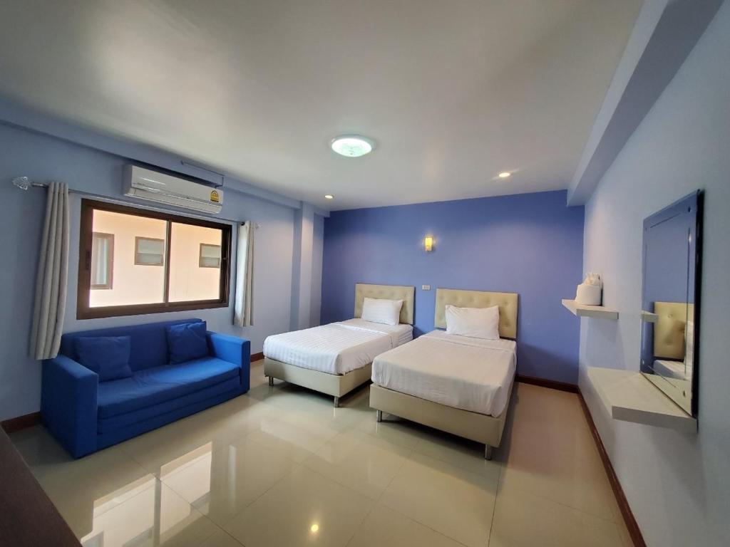 Двухместный (Стандартный двухместный номер с 2 отдельными кроватями) отеля Keeree Boutique Hotel, Пхетчабури