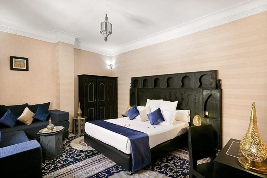 Четырехместный (Четырехместный номер с собственной ванной комнатой) гостевого дома Arabian Riad Marrakech, Марракеш