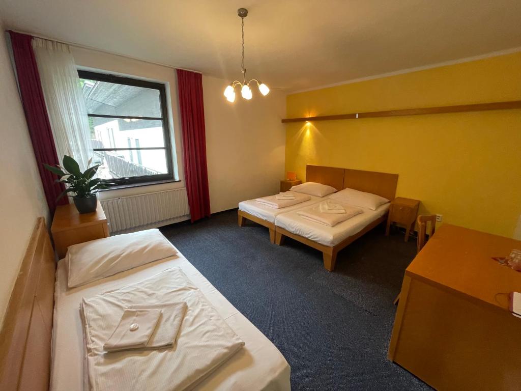 Двухместный (Двухместный номер с 1 кроватью или 2 отдельными кроватями и дополнительной кроватью) отеля Bohemia, Железна-Руда