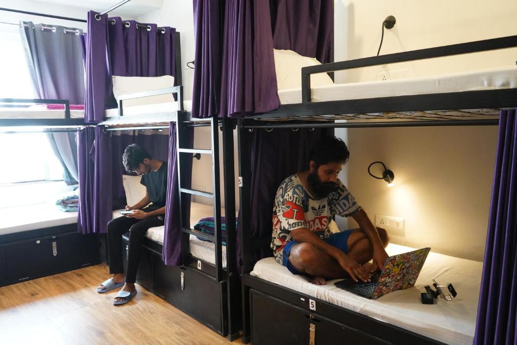 Номер (Кровать в общем 8-местном номере для мужчин и женщин), Joey's Hostel Rishikesh