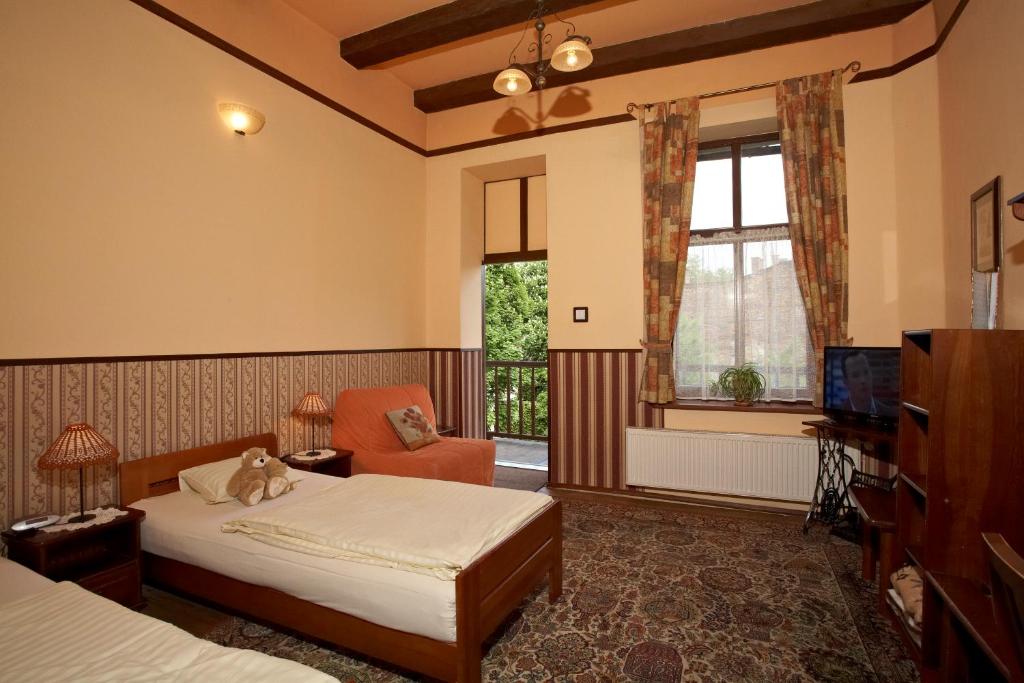 Двухместный (Двухместный номер с 1 кроватью или 2 отдельными кроватями) хостела Globtroter Guest House, Краков