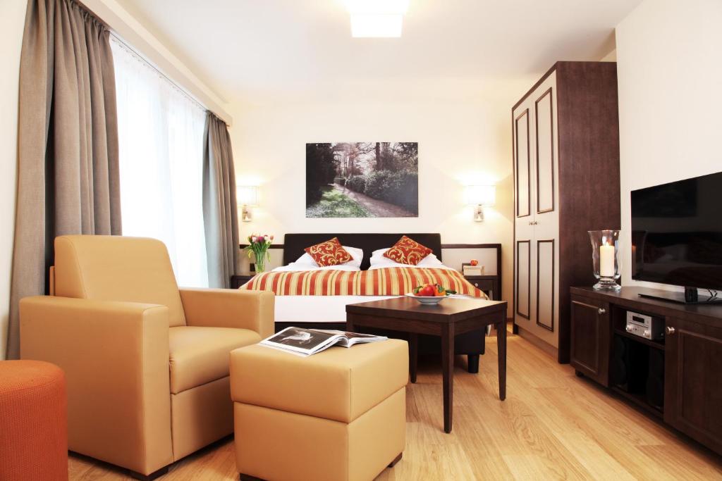 Апартаменты (Апартаменты открытой планировки в пентхаусе) апарт-отеля City Stay – Seefeld House, Цюрих
