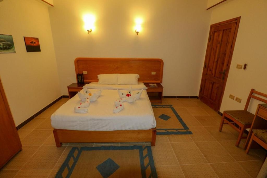 Сьюит (Люкс с кроватью размера «king-size» и видом на море) курортного отеля Acacia Dahab Hotel, Дахаб