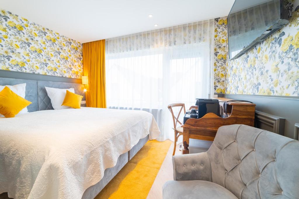 Двухместный (Стандартный двухместный номер с 1 кроватью), Floris Hotel Bruges