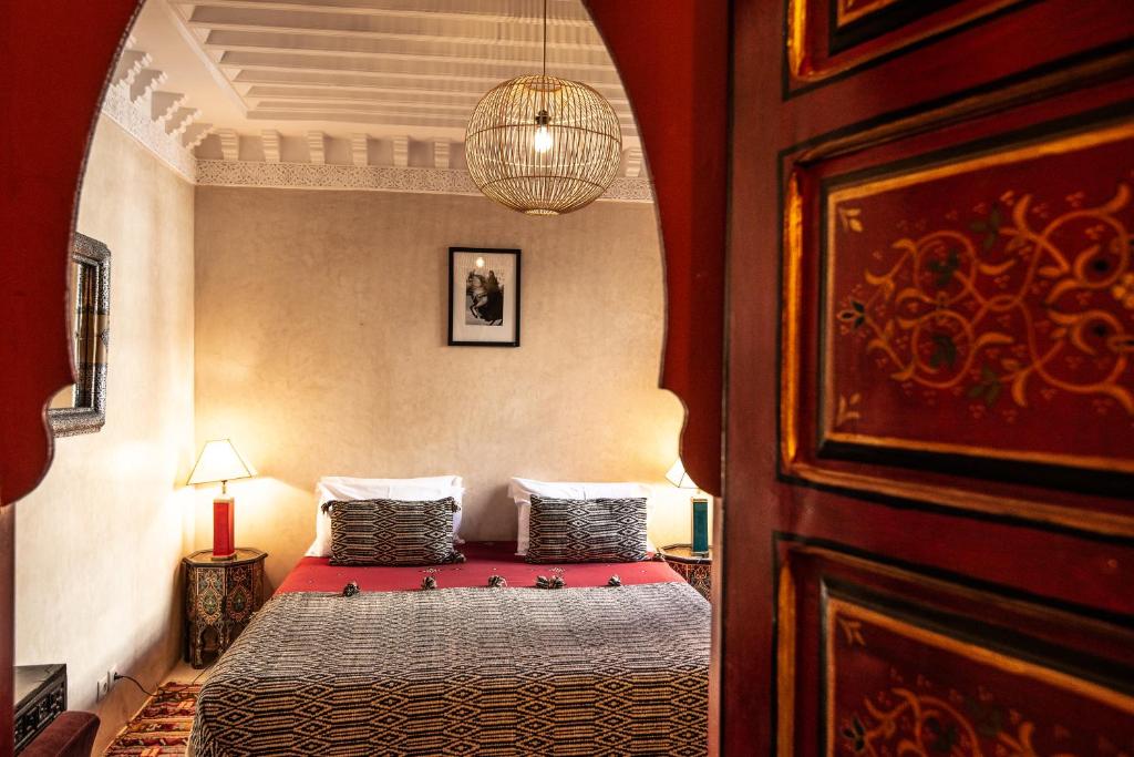 Двухместный (Улучшенный двухместный номер с 1 кроватью) отеля Riad Spa Sindibad, Марракеш