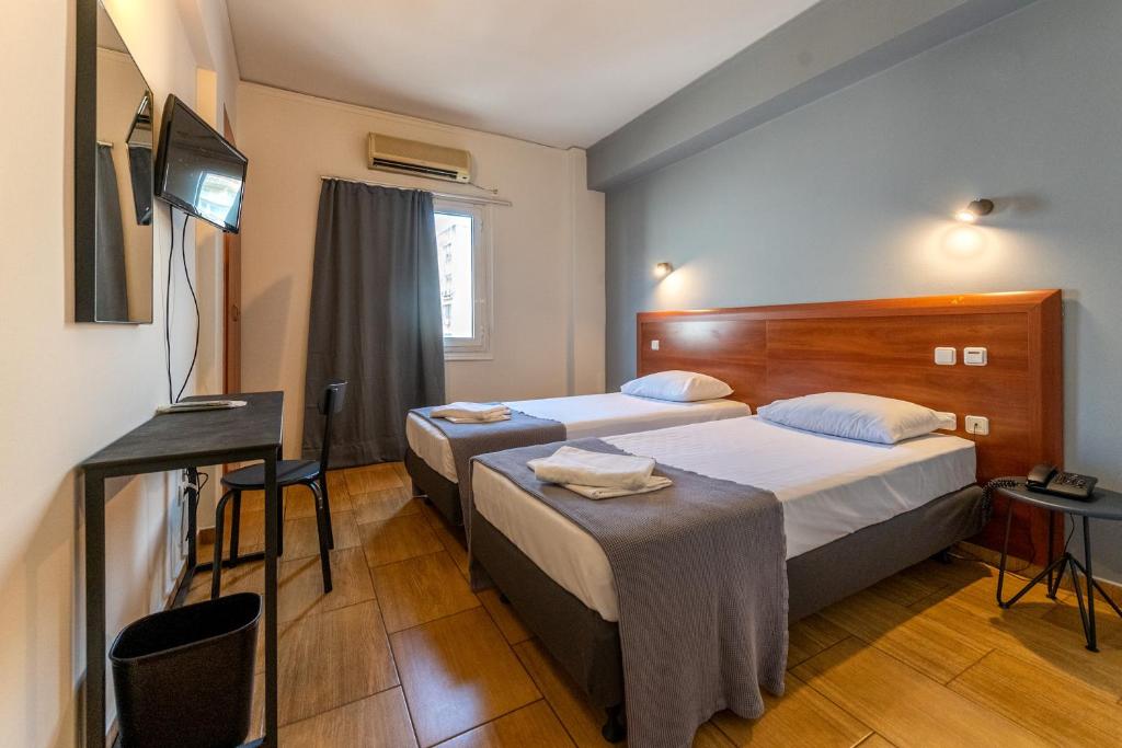 Двухместный (Двухместный номер с 2 отдельными кроватями) отеля Stalis Hotel, Афины