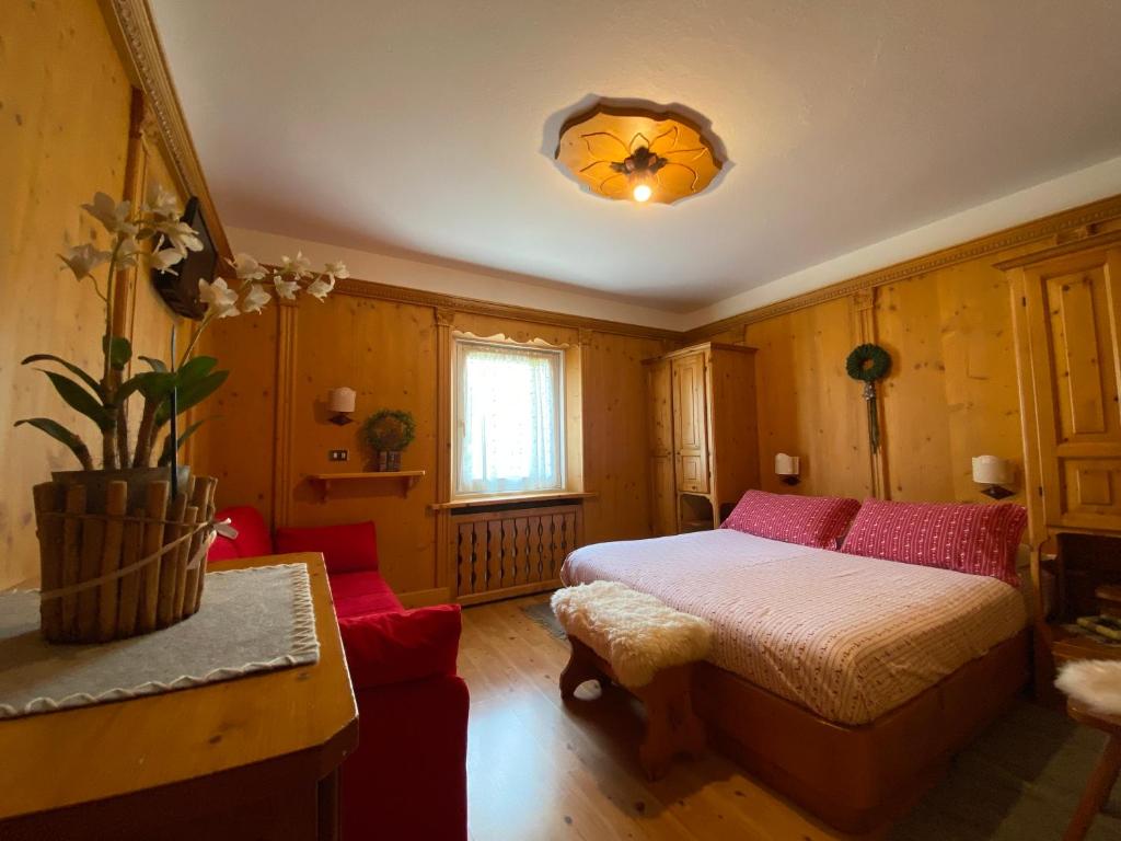 Двухместный (Двухместный номер с 1 кроватью или 2 отдельными кроватями) отеля Hotel Villa Gaia, Кортина-д'Ампеццо