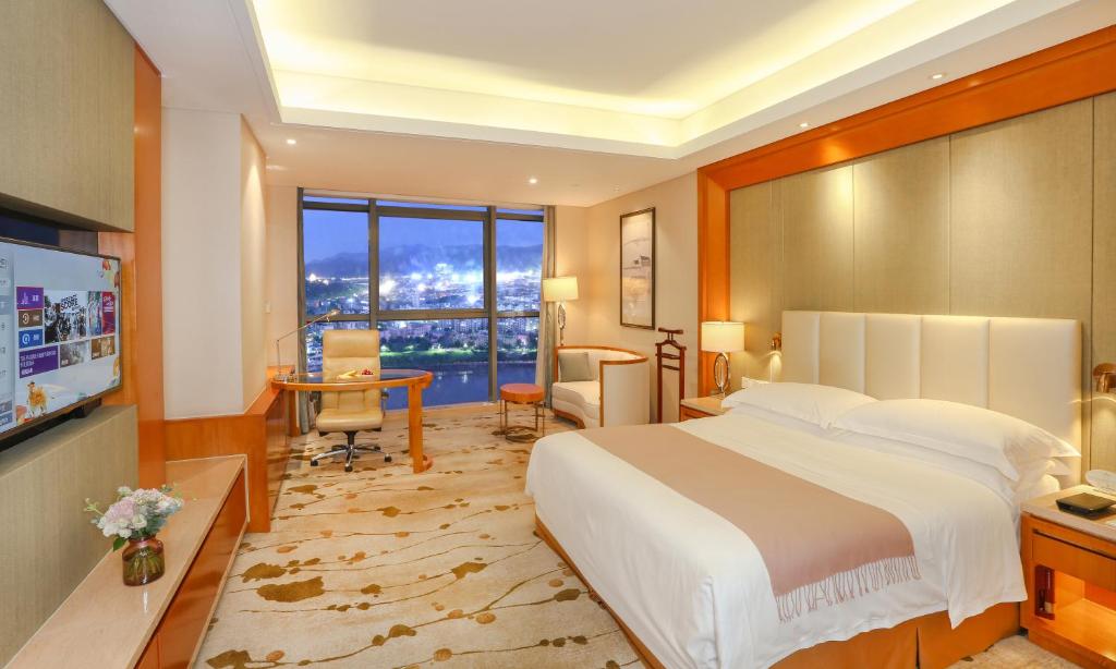 Двухместный (Business Queen Room with  River View), Yiwu Shangcheng Hotel