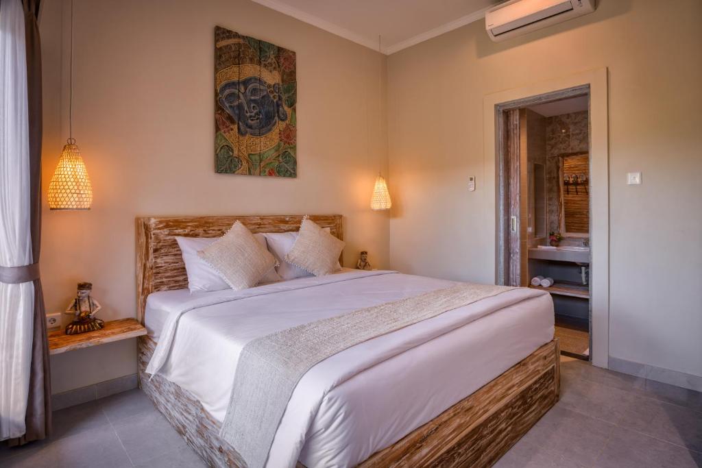 Двухместный (Стандартный двухместный номер с 1 кроватью) семейного отеля Kubu Dimel Homestay, Нуса Дуа