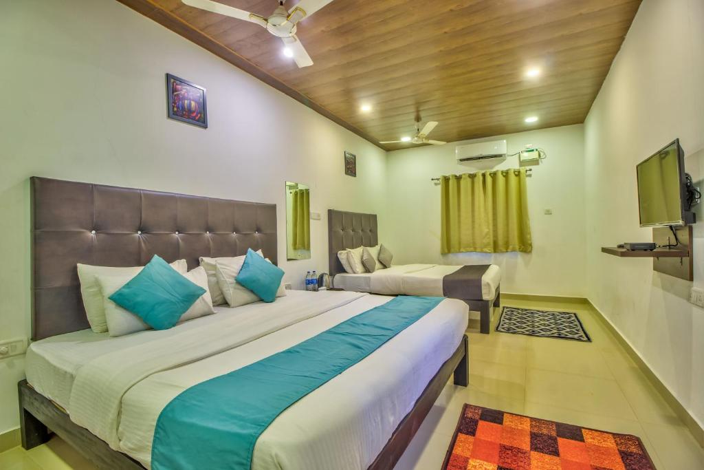 Двухместный (Двухместный номер Делюкс с 1 кроватью и ванной) отеля Balaji Inn, Бага