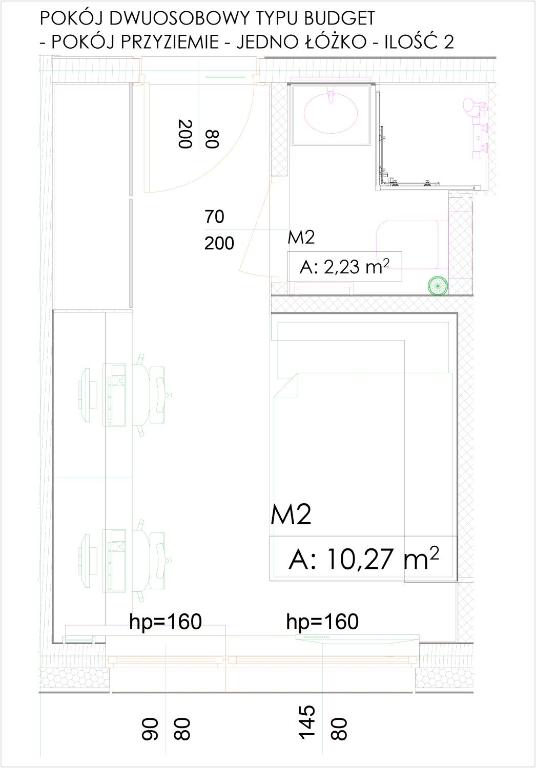 Двухместный (Бюджетный двухместный номер с 1 кроватью) хостела iroom, Люблин