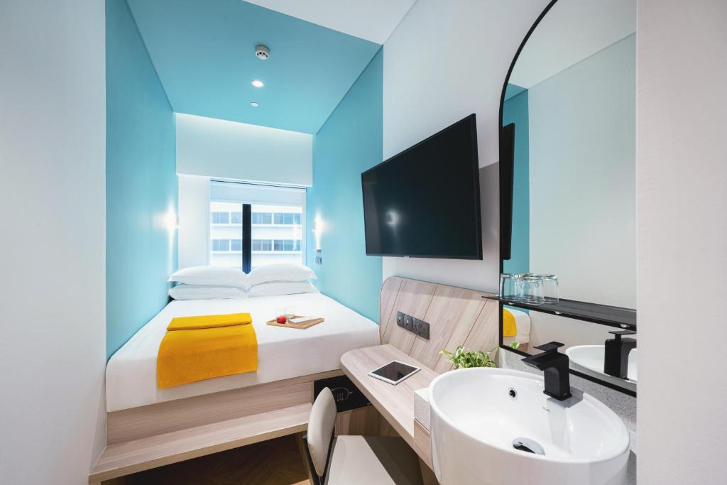 Двухместный (Номер-студио с кроватью размера «queen-size») отеля Furama RiverFront, Сингапур (город)