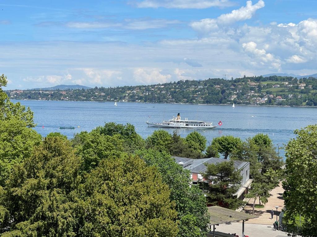 Одноместный (Одноместный номер с собственной ванной комнатой), Geneva Hostel