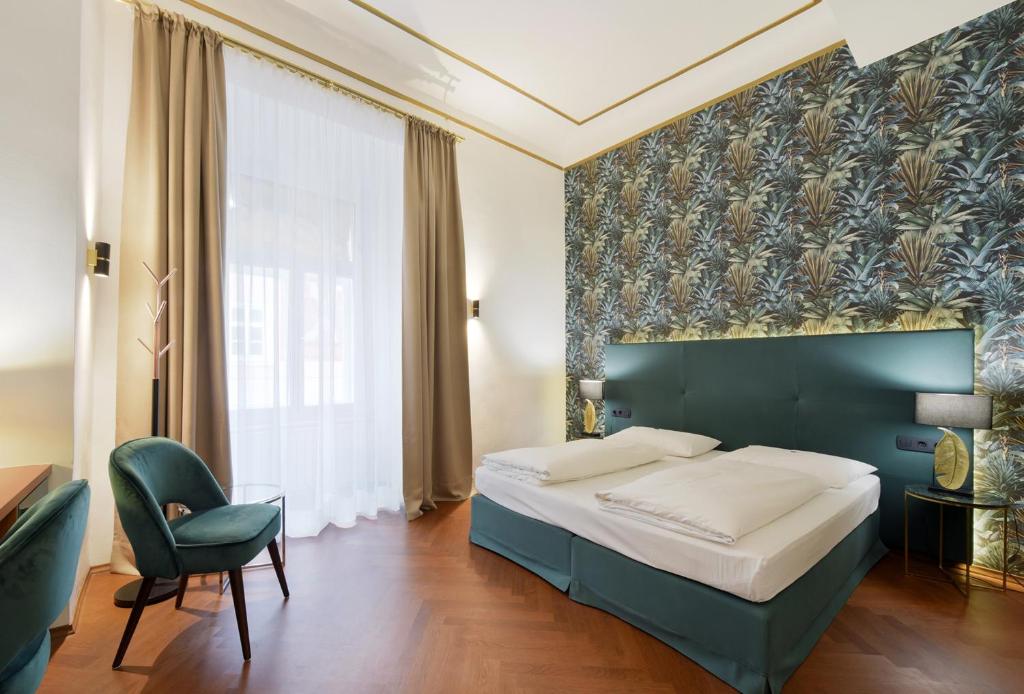 Двухместный (Классический двухместный номер с 1 кроватью) отеля Hotel zum Dom - Palais Inzaghi, Грац