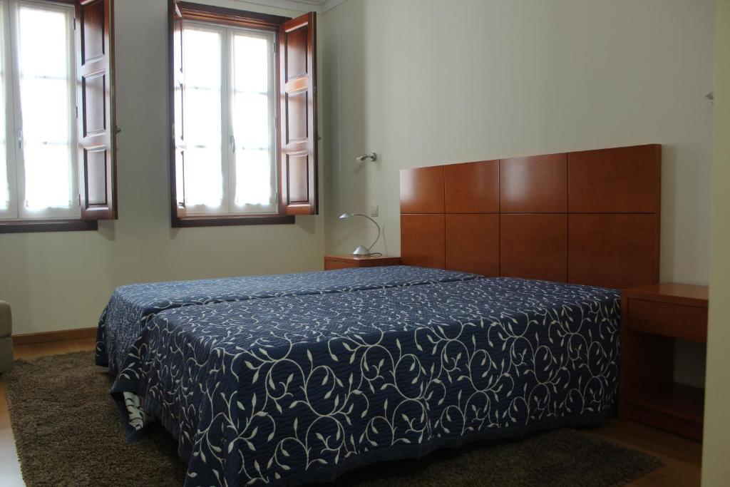 Двухместный (Просторный двухместный номер с 2 отдельными кроватями) гостевого дома Guesthouse Muralhas do Mino, Монсан