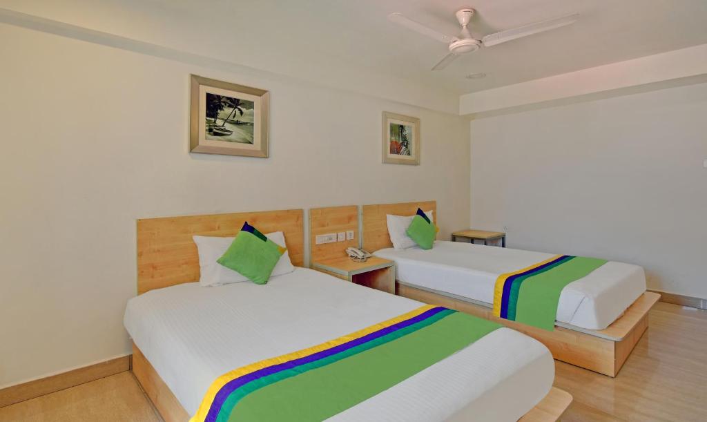 Двухместный (Двухместный номер Делюкс с 1 кроватью) отеля FabHotel Innside Serviced Apartment T Nagar, Ченнаи