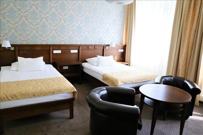 Двухместный (Стандартный двухместный номер с 1 кроватью или 2 отдельными кроватями) отеля Baltaci Atrium, Злин