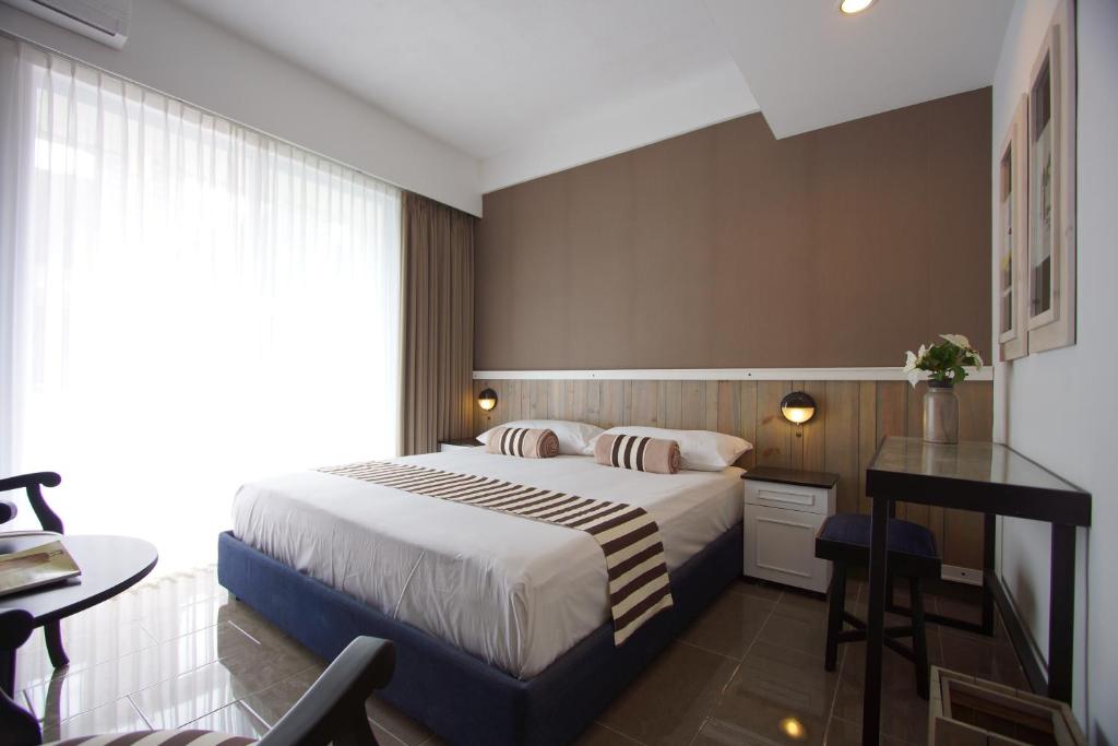 Двухместный (Двухместный номер с 1 кроватью или 2 отдельными кроватями, доступ в бассейн) отеля 7 Bidadari Hotel Seminyak, Семиньяк